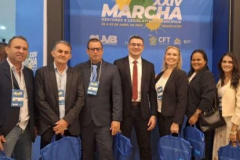 Vereadores de Mataraca participam da XXIV Marcha dos Gestores e Legislativos Municipais em Brasília