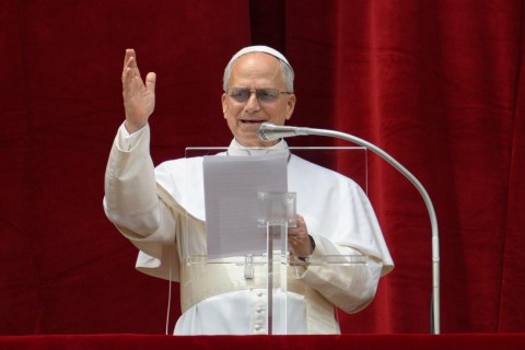 Papa Leão 14 deseja feliz Dia das Mães em primeira audiência dominical