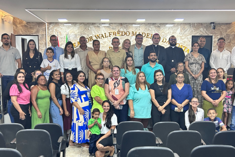Câmara Municipal de Mataraca realizou Sessão Solene em homenagem à Visita Pastoral do Bispo Auxiliar Dom Alcivan Tadeus
