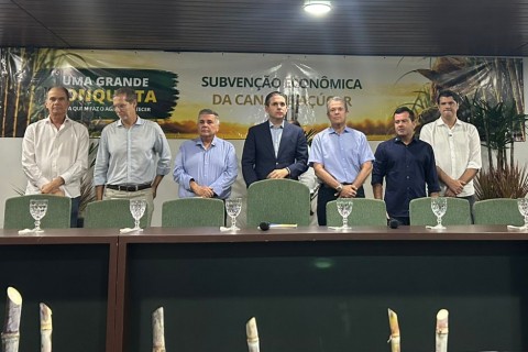 Presidente da ASPLAN José Inácio comemora subvenção econômica para o setor da cana de açúcar em evento realizado em João Pessoa